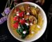 Cremige Minuten-Polenta mit Ofen-Melanzani, Schmortomaten und Spinat1